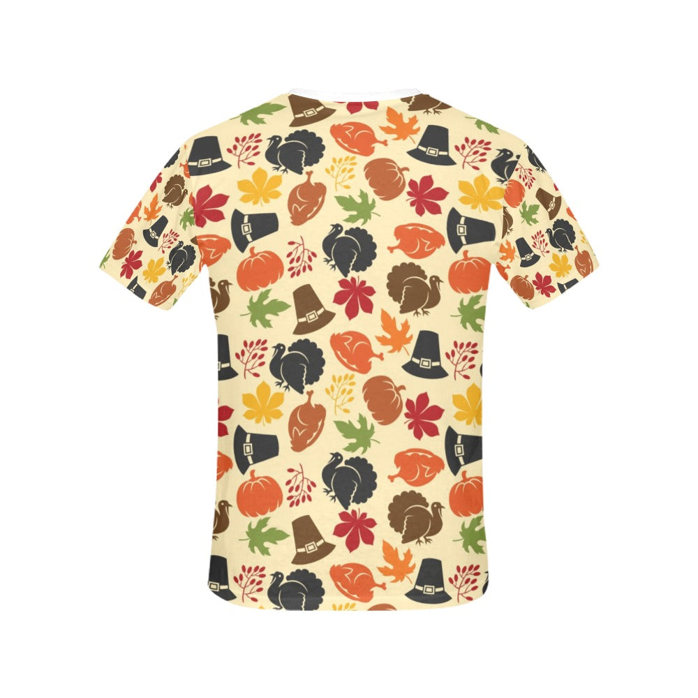 Thanksgiving Print Design LKS303 Women's  T-shirt
