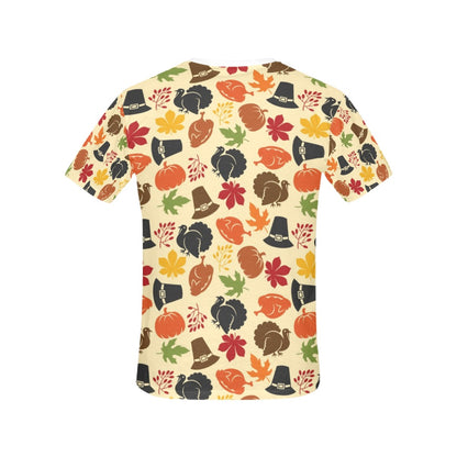 Thanksgiving Print Design LKS303 Women's  T-shirt