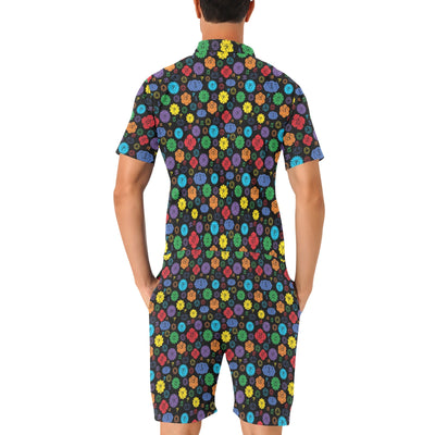 Chakra Pattern Print Design 01 Men's Romper