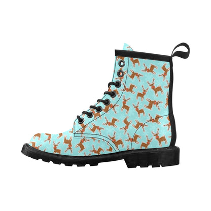 Reindeer Print Design LKS403 Women's Boots