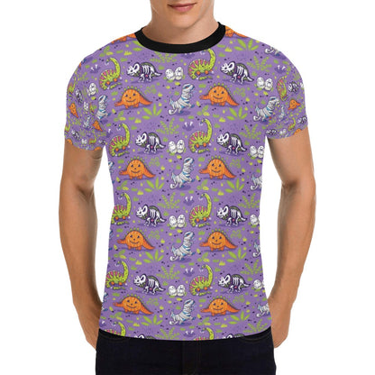 Zombie Dinosaur Print Design LKS302 Men's All Over Print T-shirt