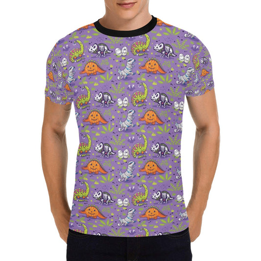 Zombie Dinosaur Print Design LKS302 Men's All Over Print T-shirt