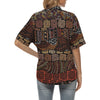 African Pattern Print Design 07 Women's Hawaiian Shirt