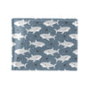 Shark Print Design LKS305 Men's ID Card Wallet