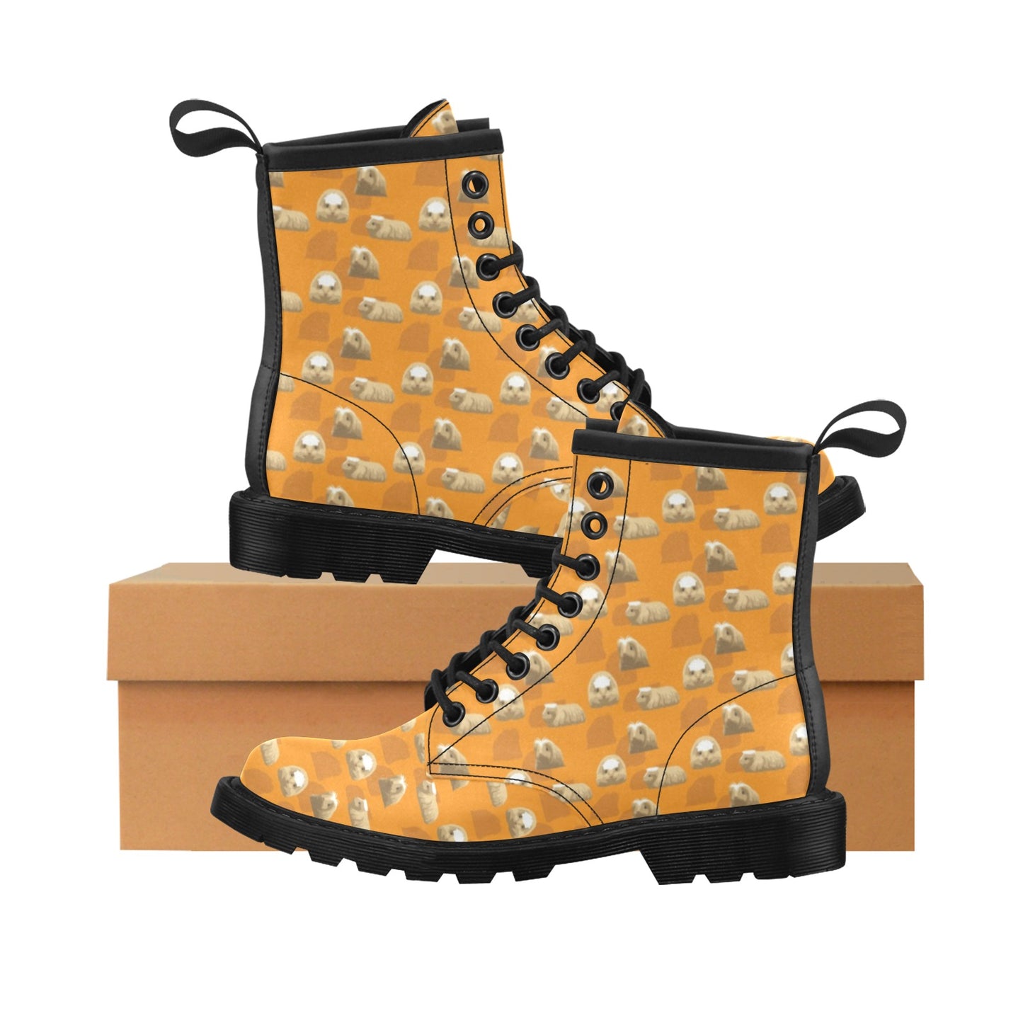 Guinea Pig Print Design LKS403 Women's Boots