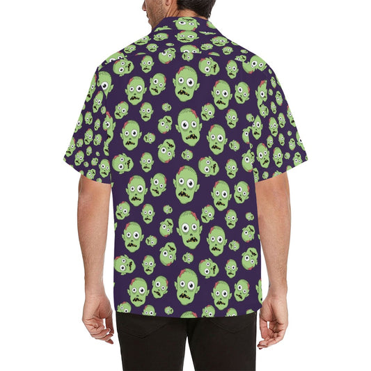 Zombie Print Design LKS303 Men's Hawaiian Shirt