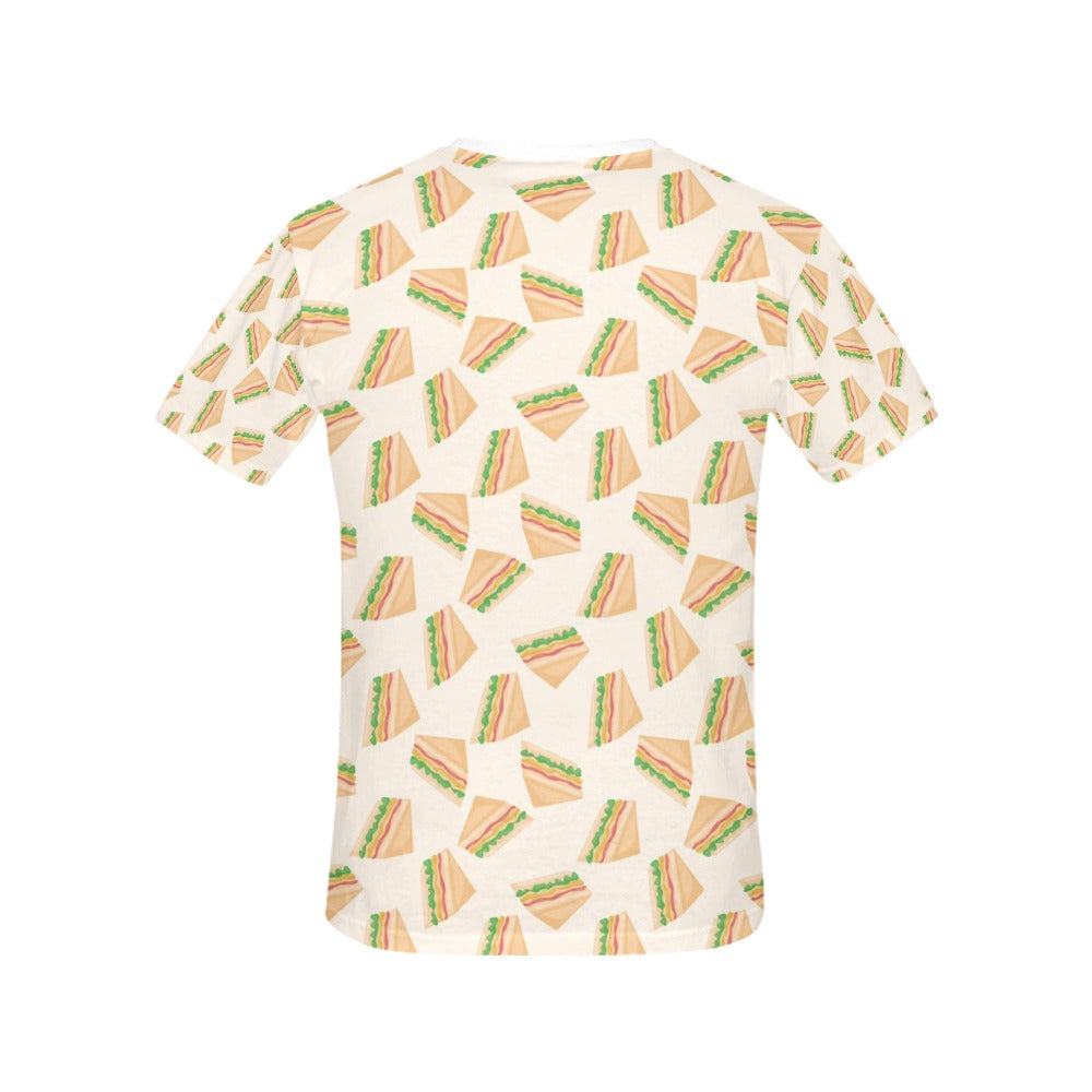 Sandwich Print Design LKS301 Women's  T-shirt