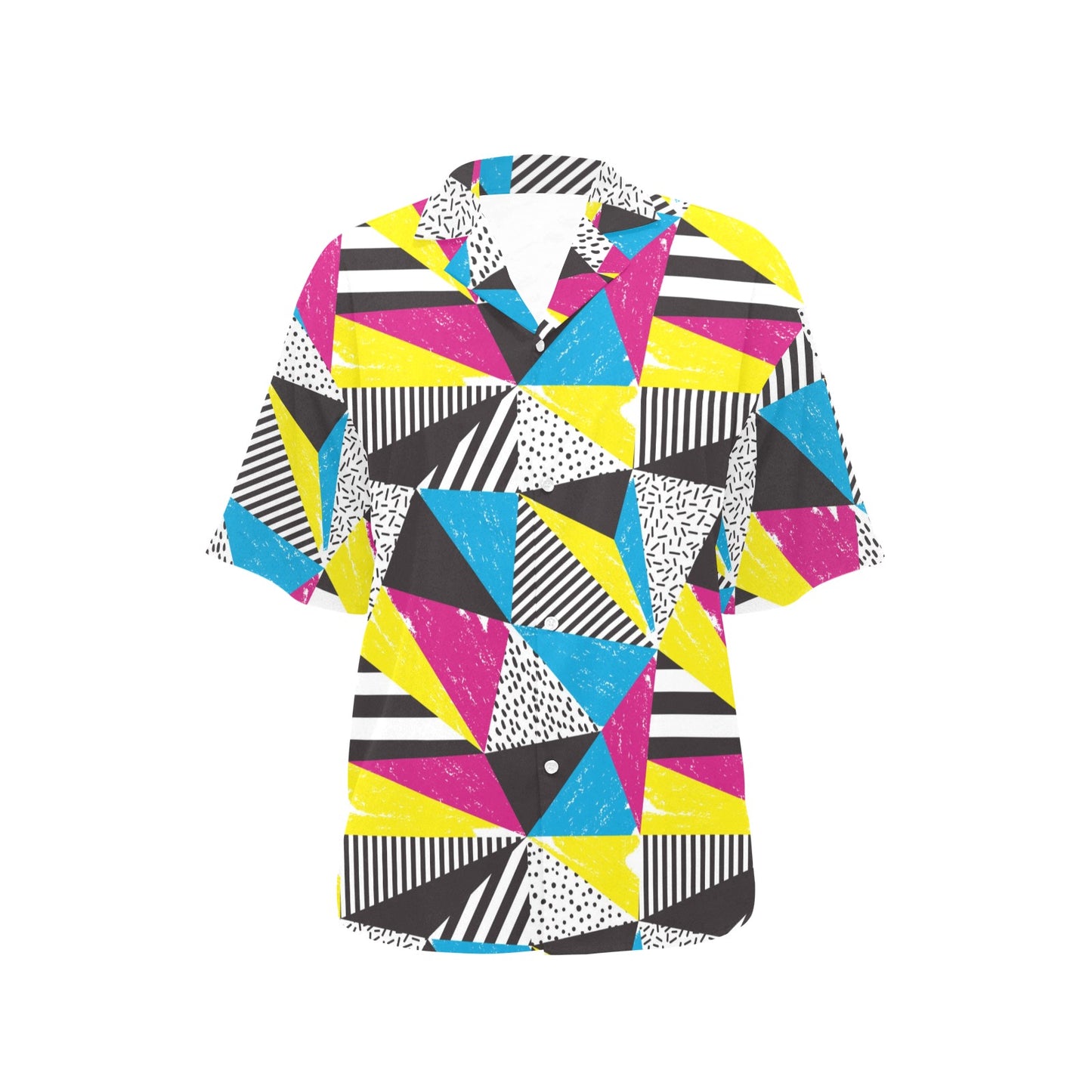 80s Pattern Print Design 2 Women's Hawaiian Shirt