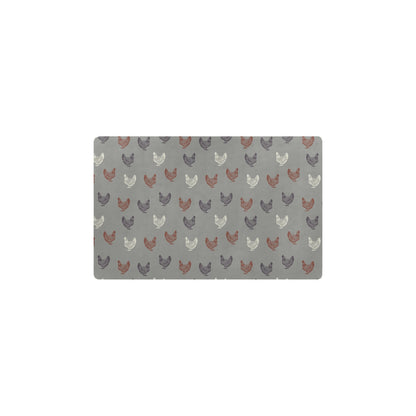 Chicken Pattern Print Design 01 Kitchen Mat
