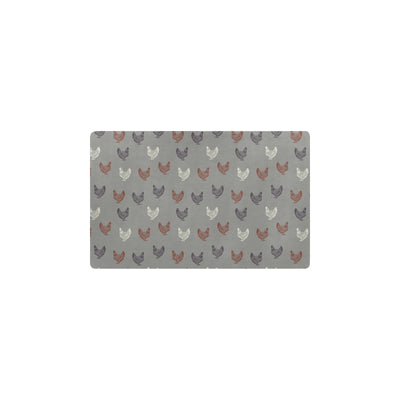 Chicken Pattern Print Design 01 Kitchen Mat