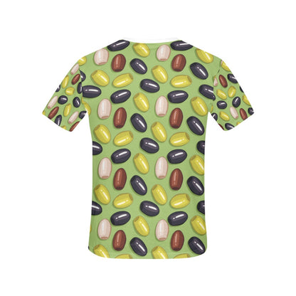 Olive Print Design LKS301 Women's  T-shirt