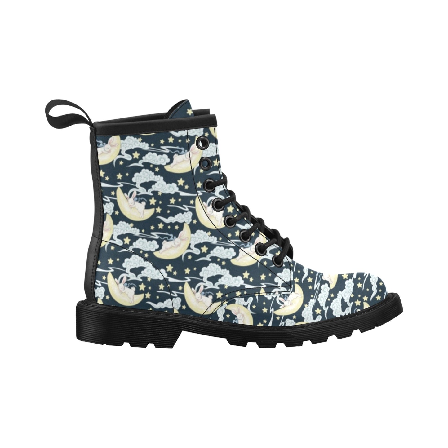 Rabbit Sleeping Pattern Print Design RB08 Women's Boots