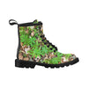 Camouflage Realistic Tree Fresh Print Women's Boots