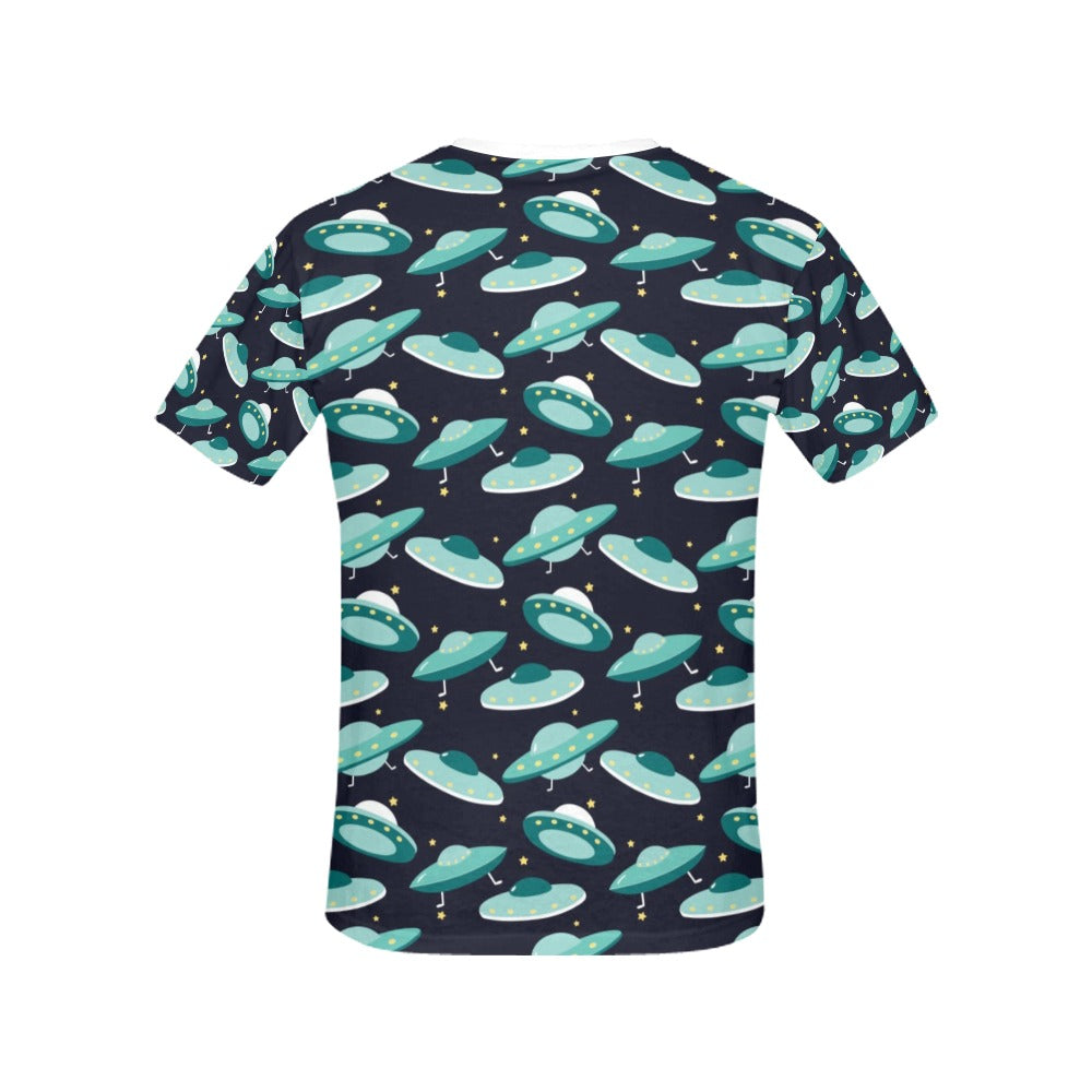 UFO Print Design LKS304 Women's  T-shirt
