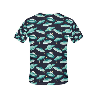 UFO Print Design LKS304 Women's  T-shirt