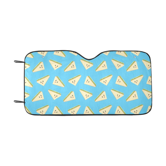 Sandwich Emoji Print Design LKS305 Car front Windshield Sun Shade