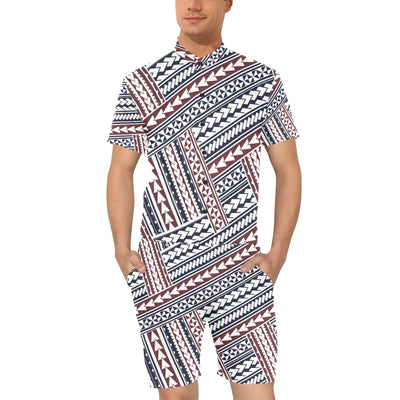 Polynesian Tribal line Men's Romper