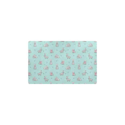 Bunny Pattern Print Design 02 Kitchen Mat