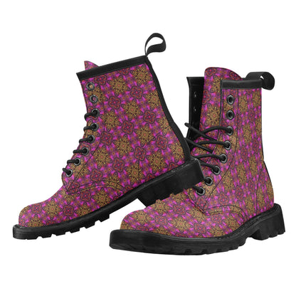 kaleidoscope Abstract Print Design Women's Boots