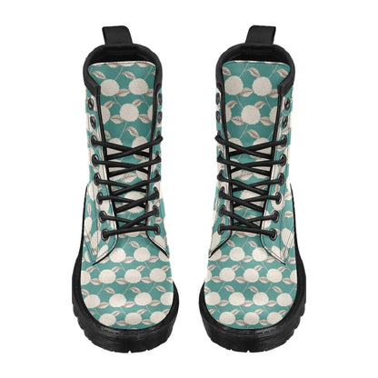 Hydrangea Pattern Print Design HD03 Women's Boots