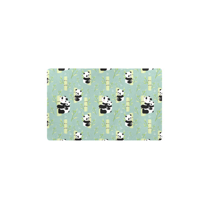 Panda Pattern Print Design A03 Kitchen Mat
