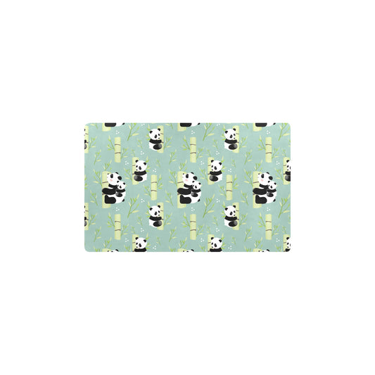 Panda Pattern Print Design A03 Kitchen Mat