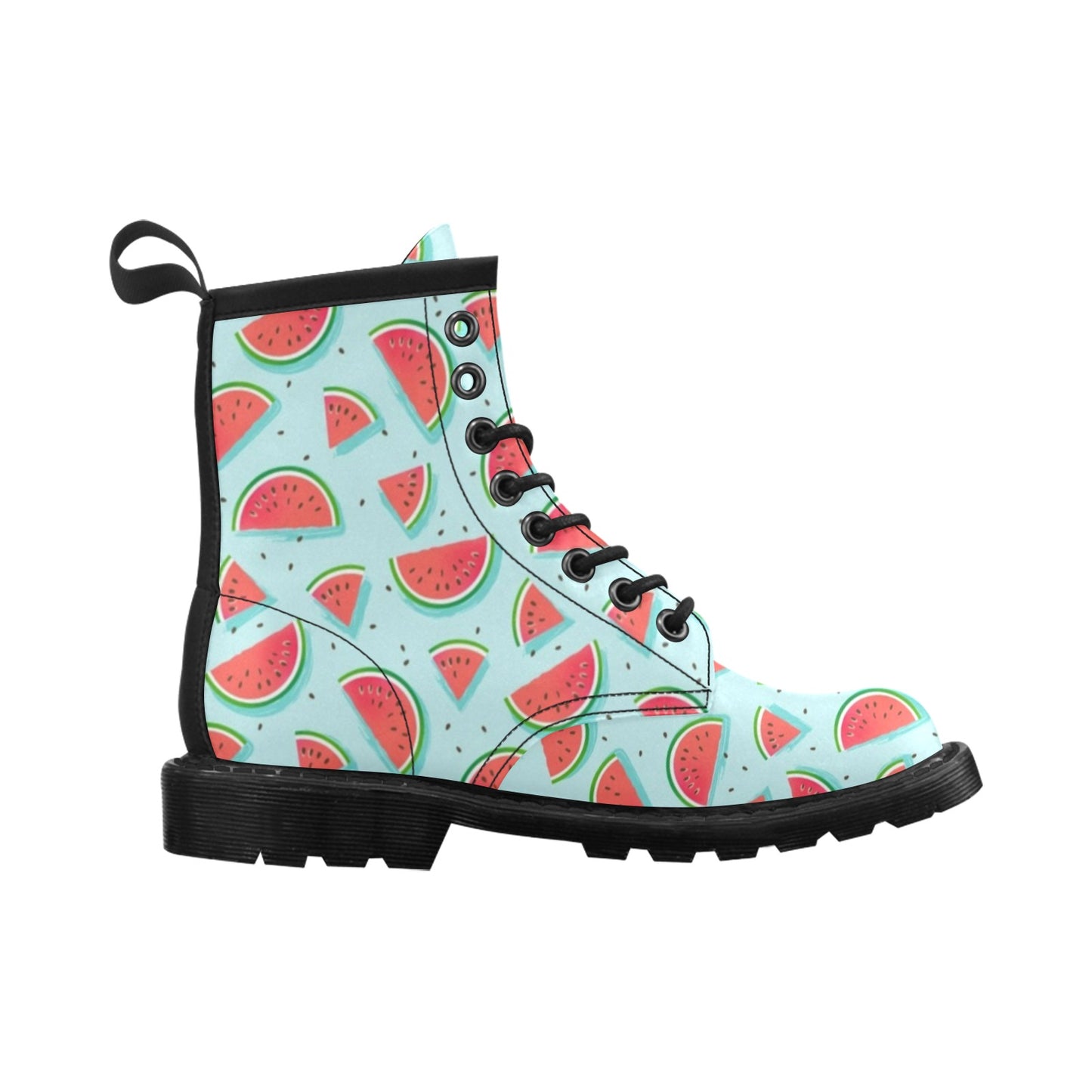 Watermelon Pattern Print Design WM03 Women's Boots