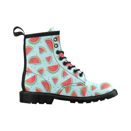 Watermelon Pattern Print Design WM03 Women's Boots