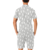 Angel Pattern Print Design 03 Men's Romper