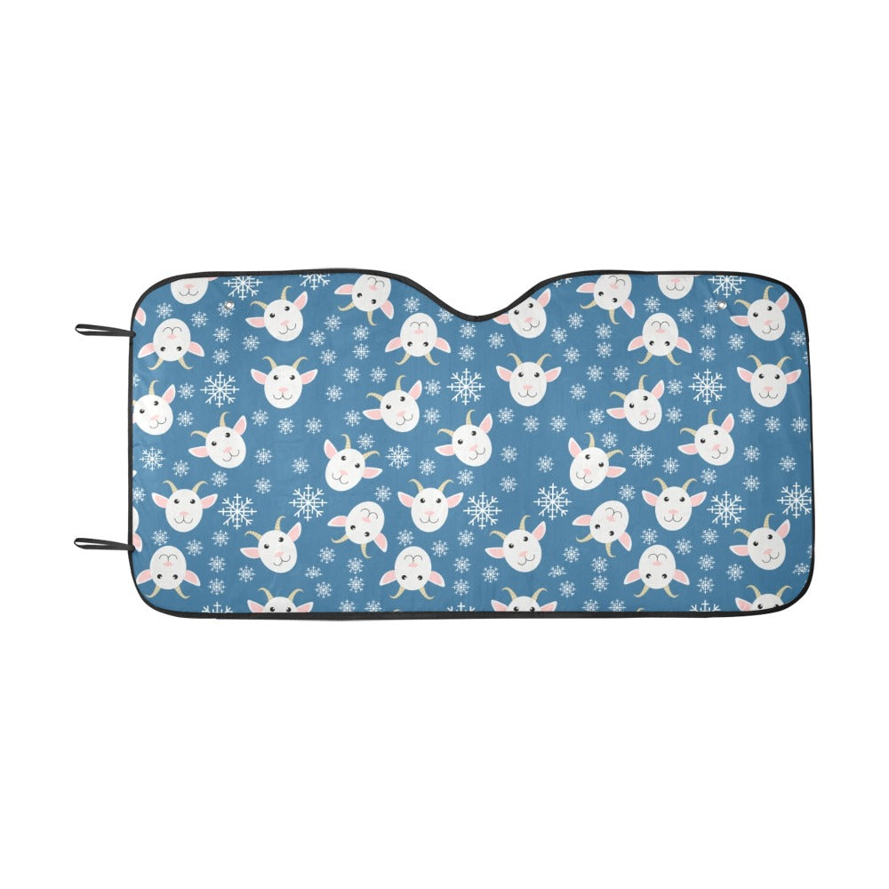 Goat Print Design LKS402 Car front Windshield Sun Shade