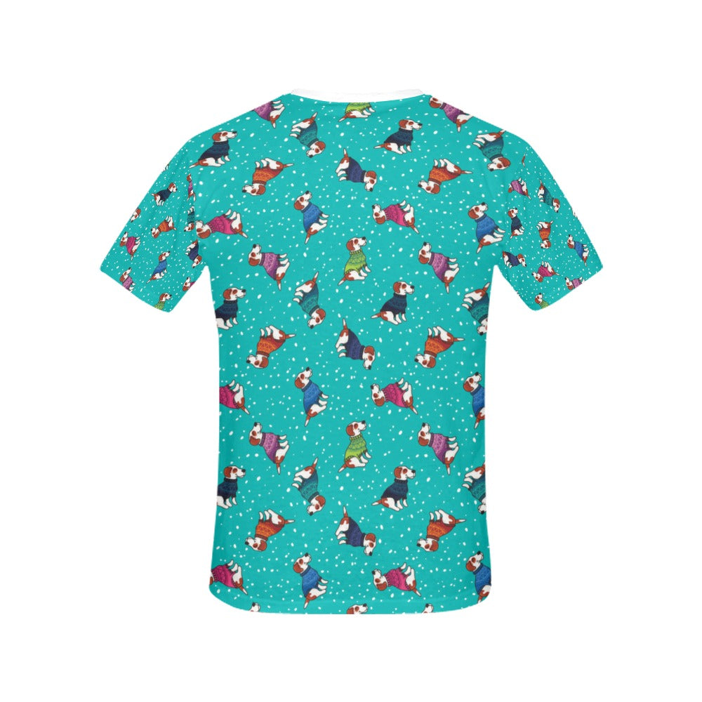 Russell Terriers Print Design LKS309 Women's  T-shirt
