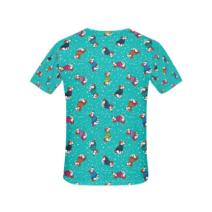 Russell Terriers Print Design LKS309 Women's  T-shirt