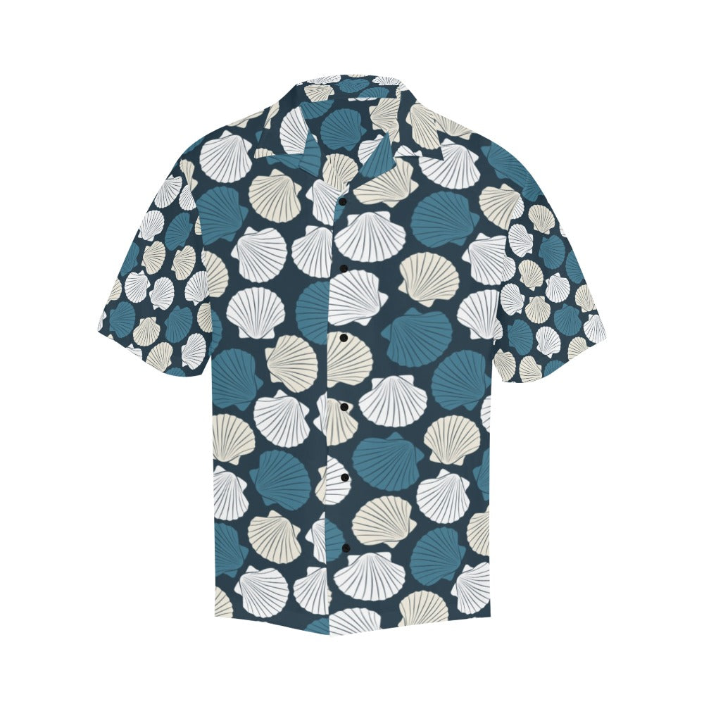 Seashell Print Design LKS3013 Men's Hawaiian Shirt