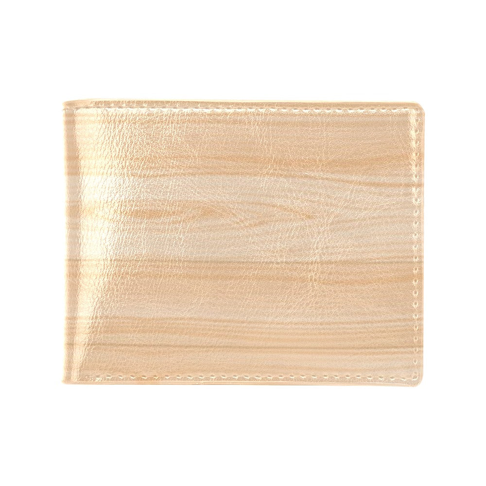 Wood Texture Print Design LKS302 Men's ID Card Wallet