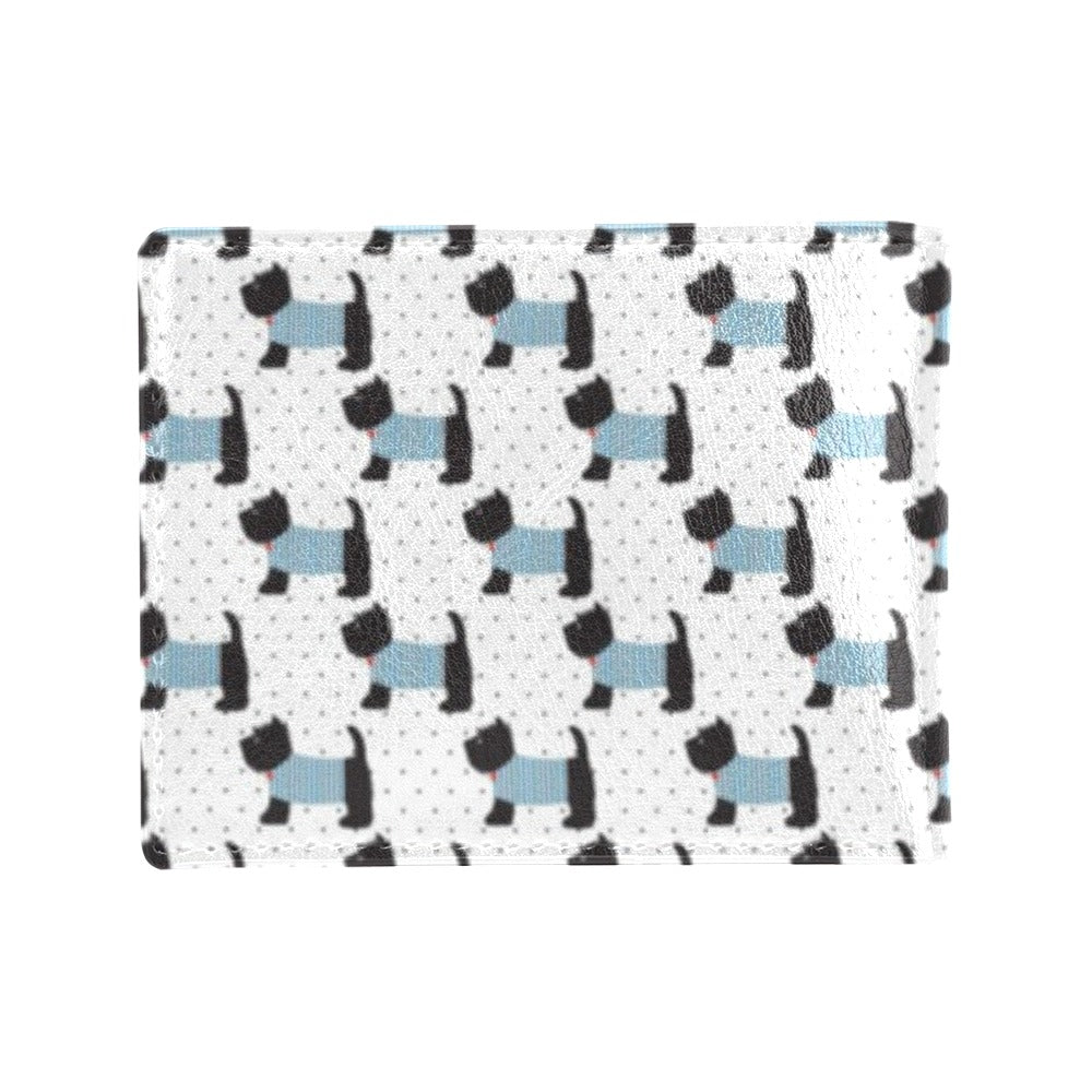 Scottish Terriers Print Design LKS3012 Men's ID Card Wallet