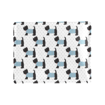 Scottish Terriers Print Design LKS3012 Men's ID Card Wallet