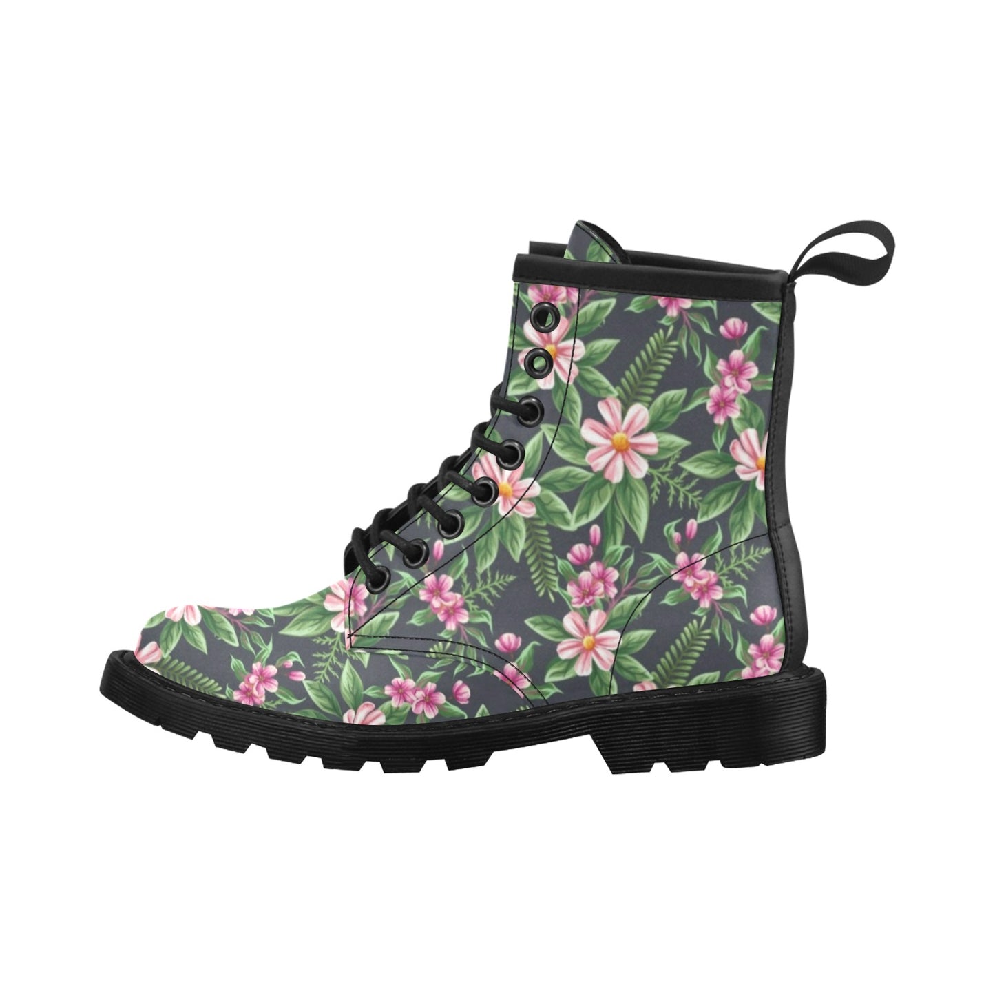 Summer Floral Pattern Print Design SF010 Women's Boots