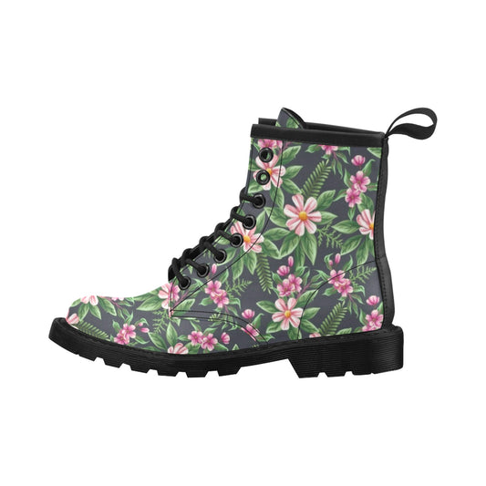 Summer Floral Pattern Print Design SF010 Women's Boots