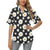 Daisy Pattern Print Design DS02 Women's Hawaiian Shirt