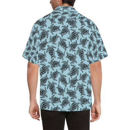 Sea Turtle Print Design LKS3010 Men's Hawaiian Shirt