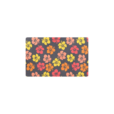 Hibiscus Pattern Print Design HB024 Kitchen Mat