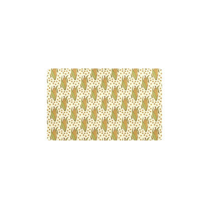 Corn Pattern Print Design 01 Kitchen Mat