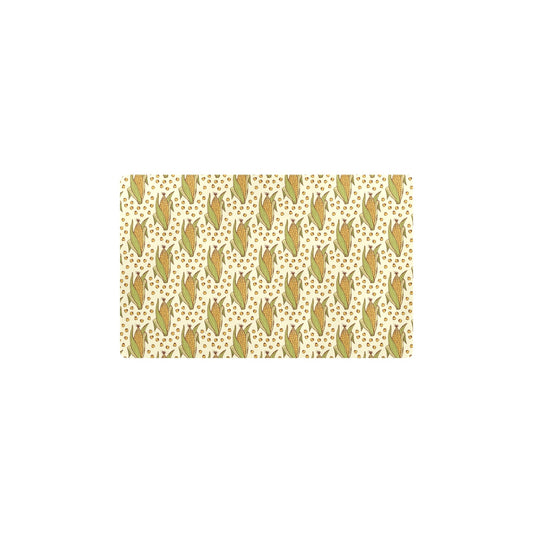 Corn Pattern Print Design 01 Kitchen Mat