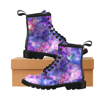 Galaxy Night Stardust Space Print Women's Boots