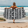 Tribal Pattern Print Design LKS305 Beach Towel 32" x 71"