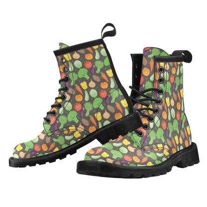 Vegan Funny Themed Design Print Women's Boots