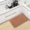 Yin Yang Style Pattern Design Print Kitchen Mat