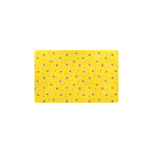 Bee Pattern Print Design 05 Kitchen Mat