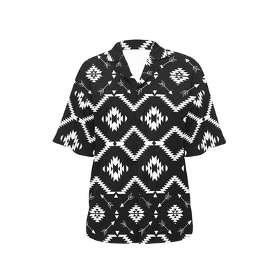 Native Pattern Print Design A04 Women's Hawaiian Shirt