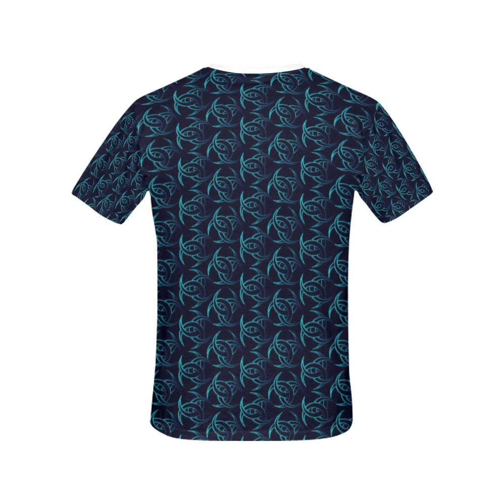 Vikings Print Design LKS302 Women's  T-shirt